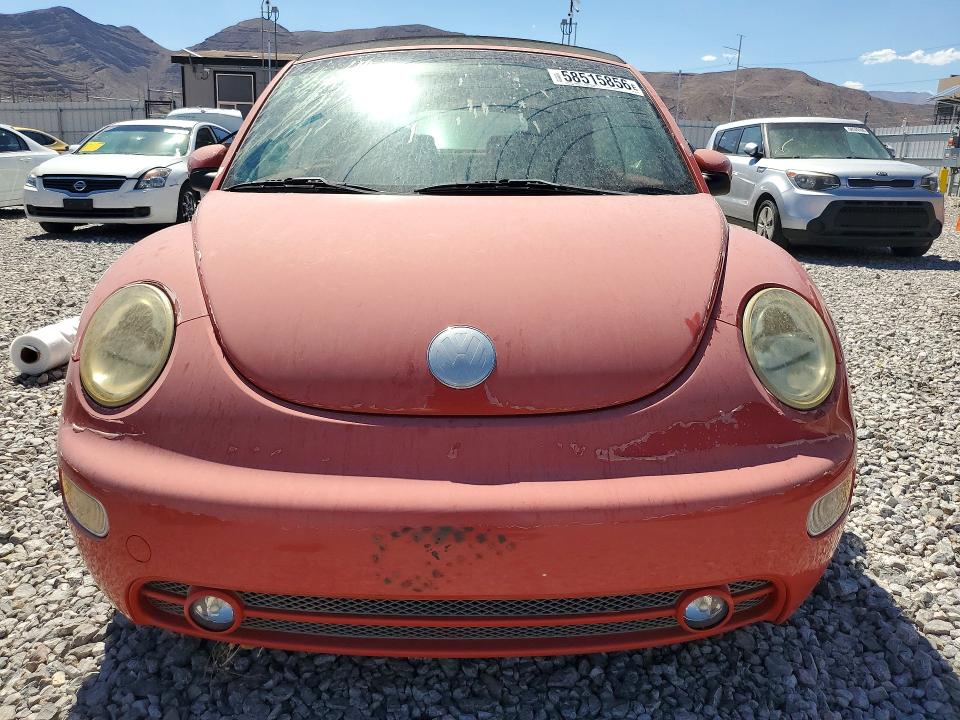 2003 Volkswagen Beetle VIN 3VWCK21Y53M321179 COPART salvage auction — MECHANICAL, Az - Certificate Of Title, sold $425 on 2026-07-08 (photo 5)