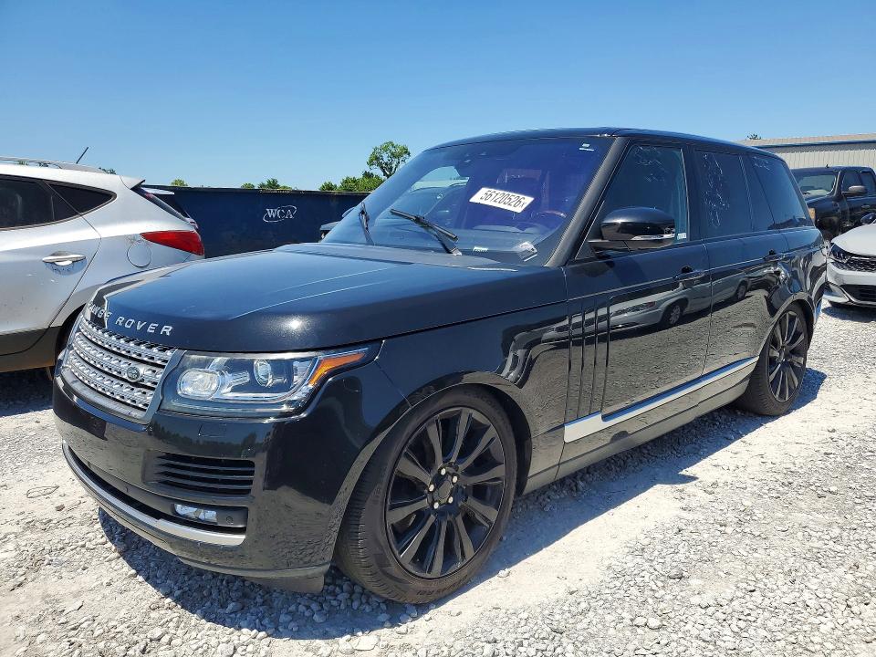 2017 Land rover RANGE ROVER VIN SALGS2FE3HA329605 — COPART salvage auction photo