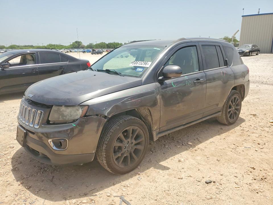 2014 Jeep Compass VIN 1C4NJCCB2ED794288 COPART salvage auction — FRONT END, Tx - Salvage Vehicle Title, sold $1,100 on 2026-07-09 (photo 1)