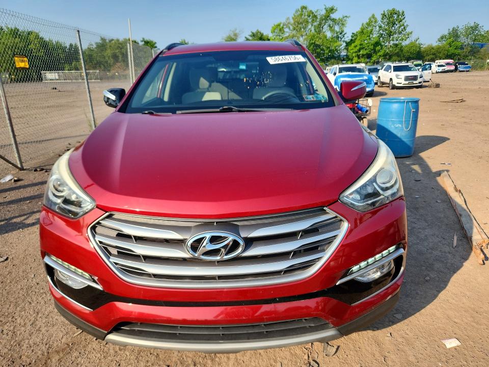 2018 Hyundai Santa fe VIN 5XYZUDLB3JG504635 COPART salvage auction — REAR END, Pa - Certificate Of Salvage, sold $3,550 on 2026-07-15 (photo 5)