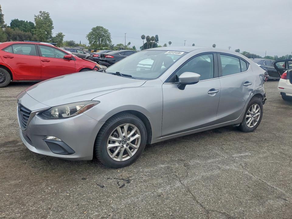 2014 Mazda 3 VIN JM1BM1V77E1214106 COPART salvage auction — REAR END, Ca - Salvage Certificate, sold $1,750 on 2026-07-24 (photo 1)