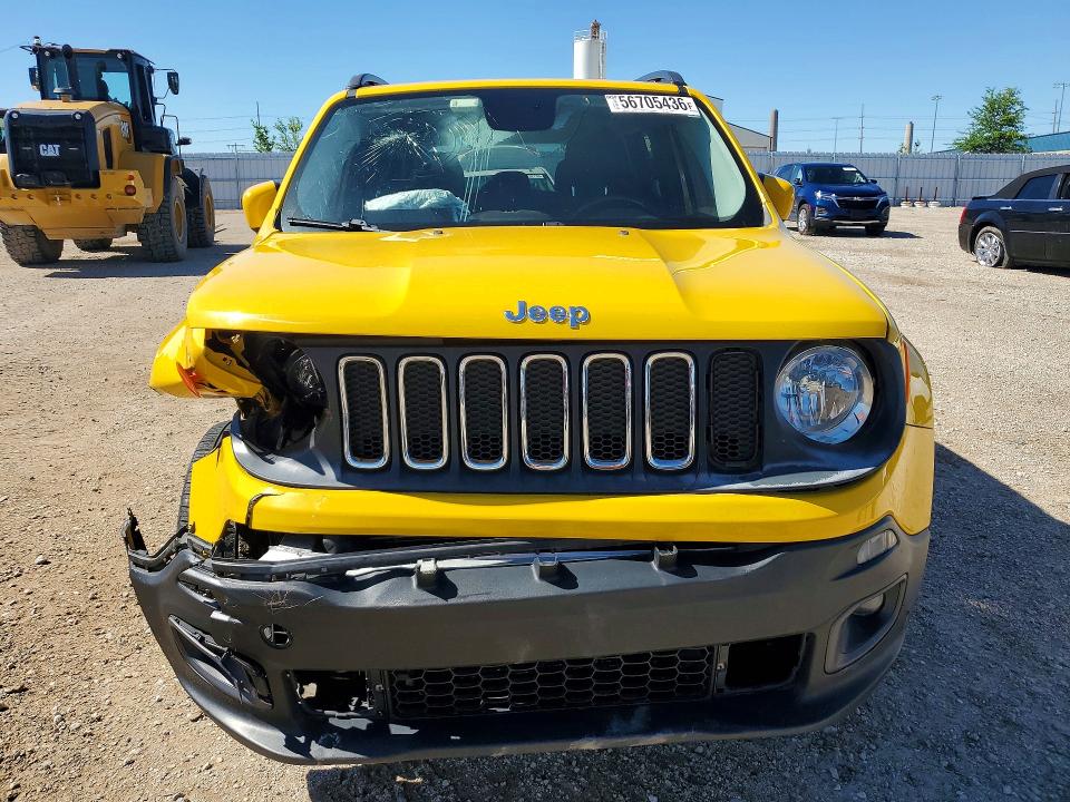 2016 Jeep Renegade VIN ZACCJBBT0GPD42873 COPART salvage auction — FRONT END, Ia - Cert Of Title-Salvage Title, sold $1,050 on 2026-07-15 (photo 5)