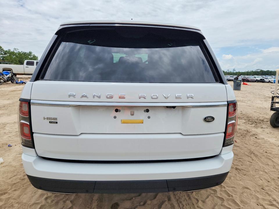 2020 Land rover VIN SALGS2RU6LA402929 COPART salvage auction — FRONT END, Tx - Salvage Vehicle Title, sold $29,500 on 2026-07-31 (photo 6)