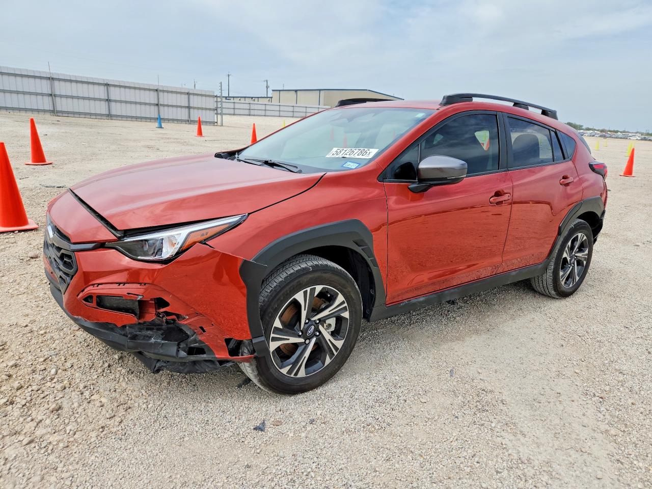 2025 Subaru Crosstrek VIN JF2GUHDC1SH213728 COPART salvage auction — Rear End, TX - SALVAGE VEHICLE TITLE, sold $3,150 on 2026-07-09 (photo 1)