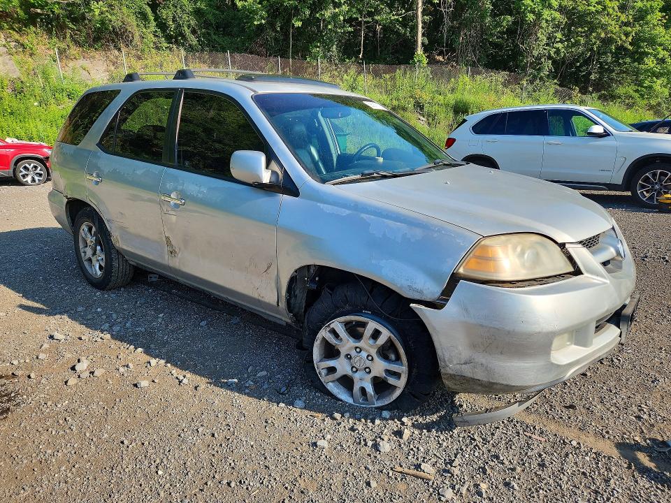2004 Acura Mdx VIN 2HNYD18954H512378 COPART salvage auction — REAR END, NY - MV-907A SALVAGE CERTIFICATE, sold $425 on 2026-07-09 (photo 4)