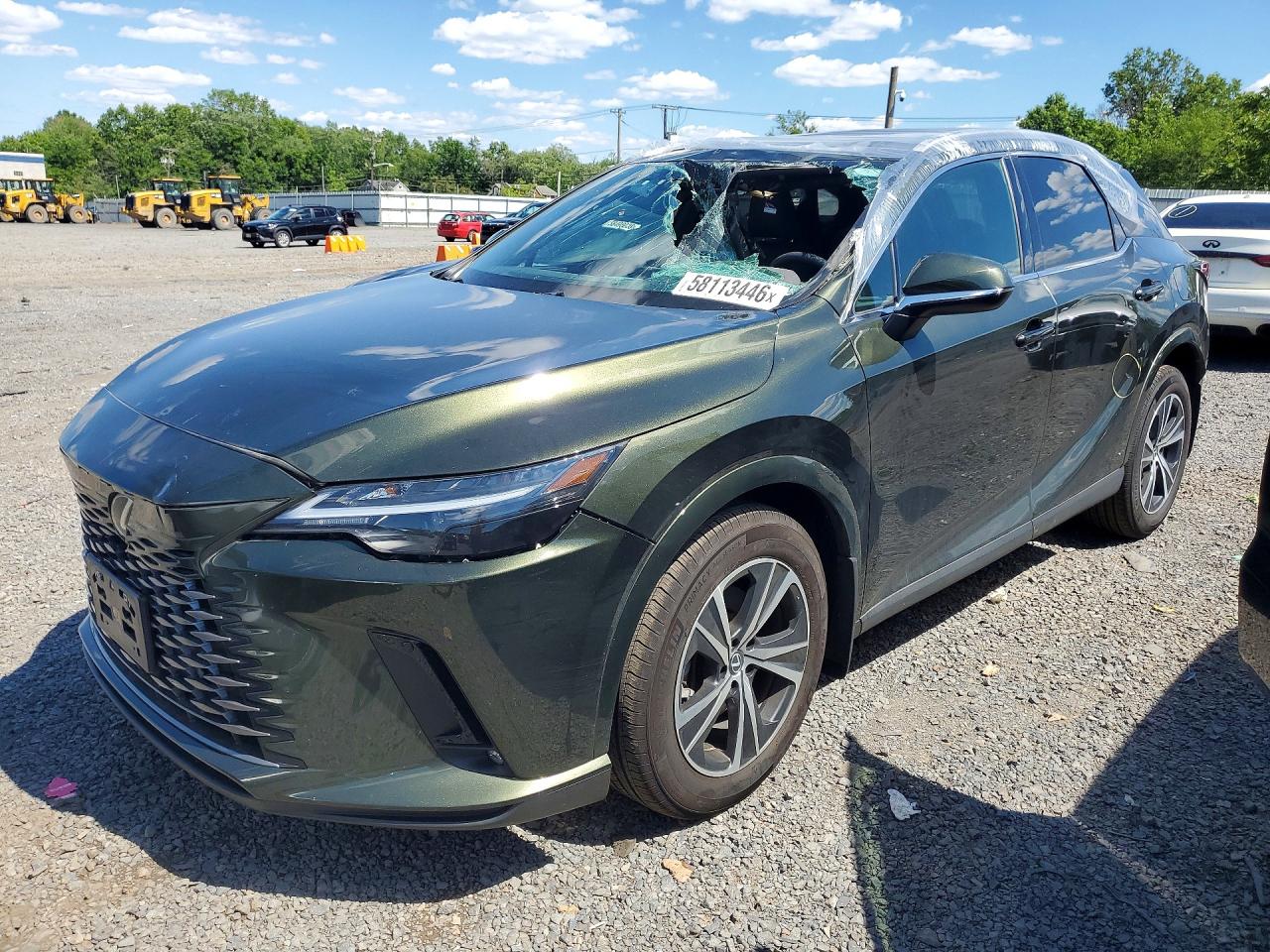 2025 Lexus RX 350 VIN 2T2BAMCAXSC103948 — COPART salvage auction photo