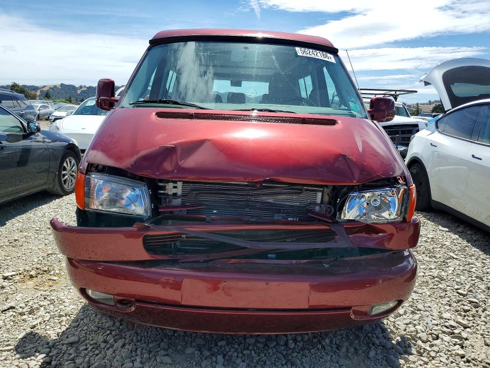 2001 Volkswagen Eurovan VIN WV2NB47001H112153 COPART salvage auction — FRONT END, Ca - Salvage Certificate, sold $4,600 on 2026-07-14 (photo 5)