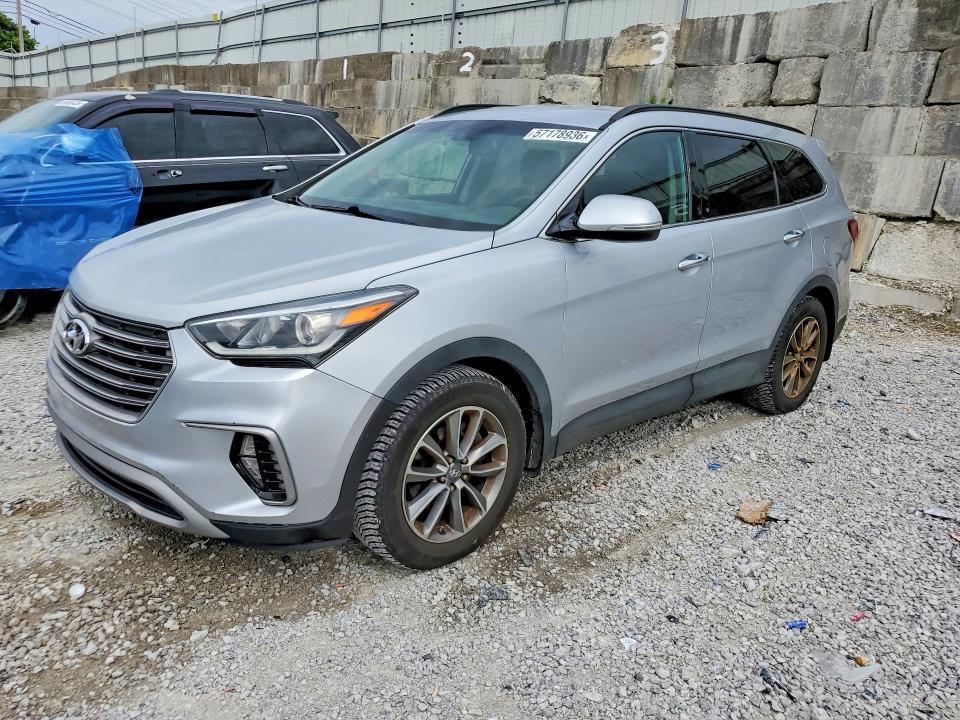 2017 Hyundai Santa fe VIN KM8SNDHF5HU203878 COPART salvage auction — MECHANICAL, Ky - Cert Of Title-Rebuilt Vehicle, sold $1,800 on 2026-07-17 (photo 1)