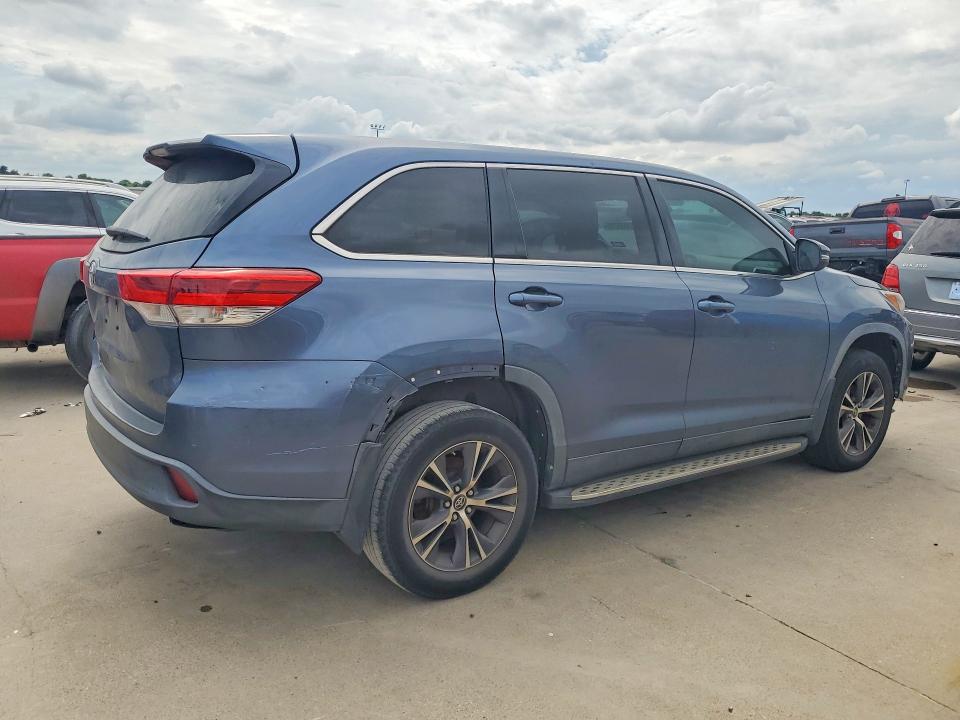 2019 Toyota Highlander VIN 5TDZZRFH1KS329496 COPART salvage auction — FRONT END, Tx - Certificate Of Title, sold $3,950 on 2026-07-15 (photo 3)
