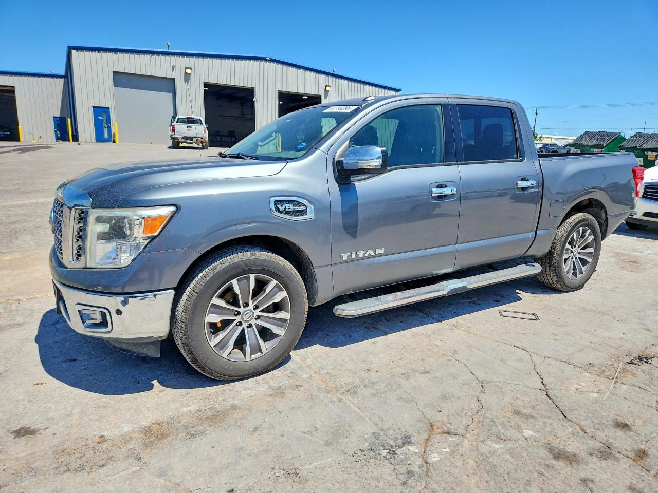 2017 Nissan Titan VIN 1N6AA1E64HN536949 COPART salvage auction — Rear End, OK - CERT OF TITLE-SALVAGE, sold $5,500 on 2026-07-09 (photo 1)