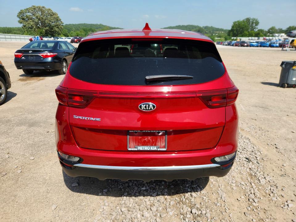 2022 Kia Sportage VIN KNDPMCAC7N7010990 COPART salvage auction — HAIL, Wi - Cert Of Title-Claim Paid, sold $7,600 on 2026-07-14 (photo 6)