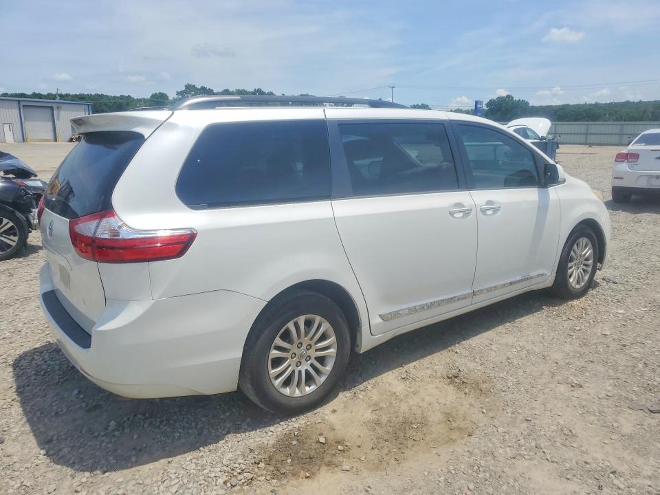 2015 Toyota VIN 5TDYK3DCXFS612442 COPART salvage auction — FRONT END, Ar - Cert Of Title-Salvage, sold $125 on 2026-07-29 (photo 3)
