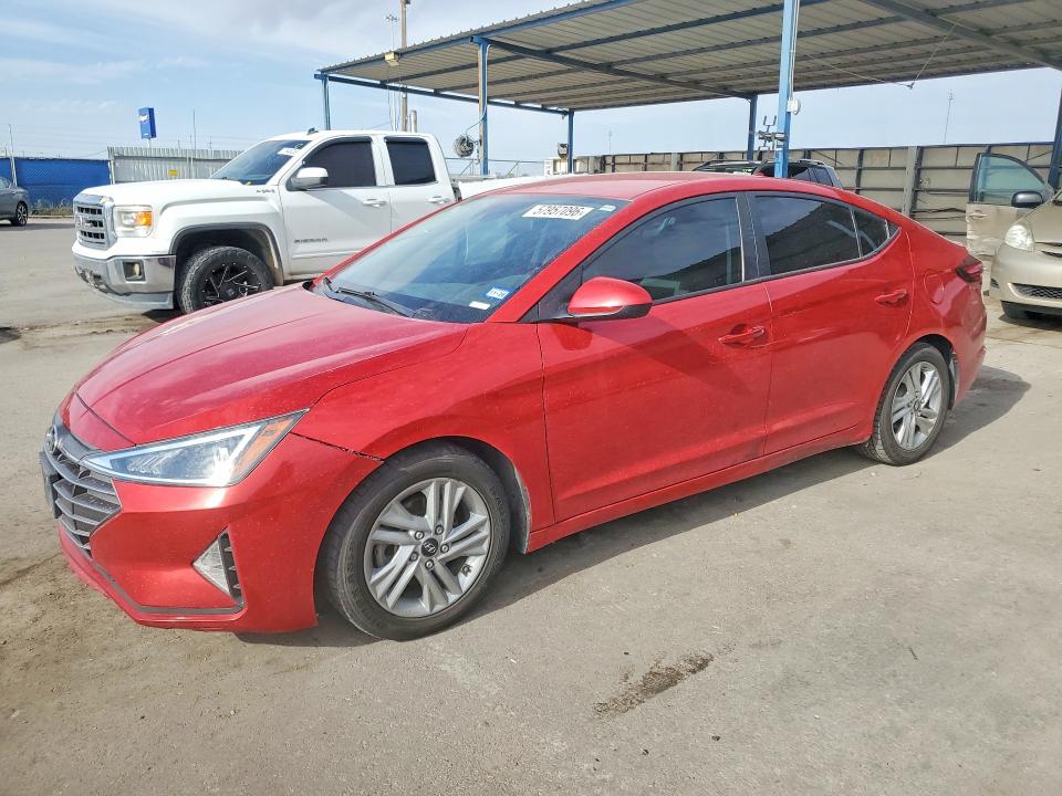 2020 Hyundai Elantra VIN 5NPD84LFXLH629824 COPART salvage auction — MECHANICAL, Tx - Salvage Vehicle Title, sold $850 on 2026-07-31 (photo 1)