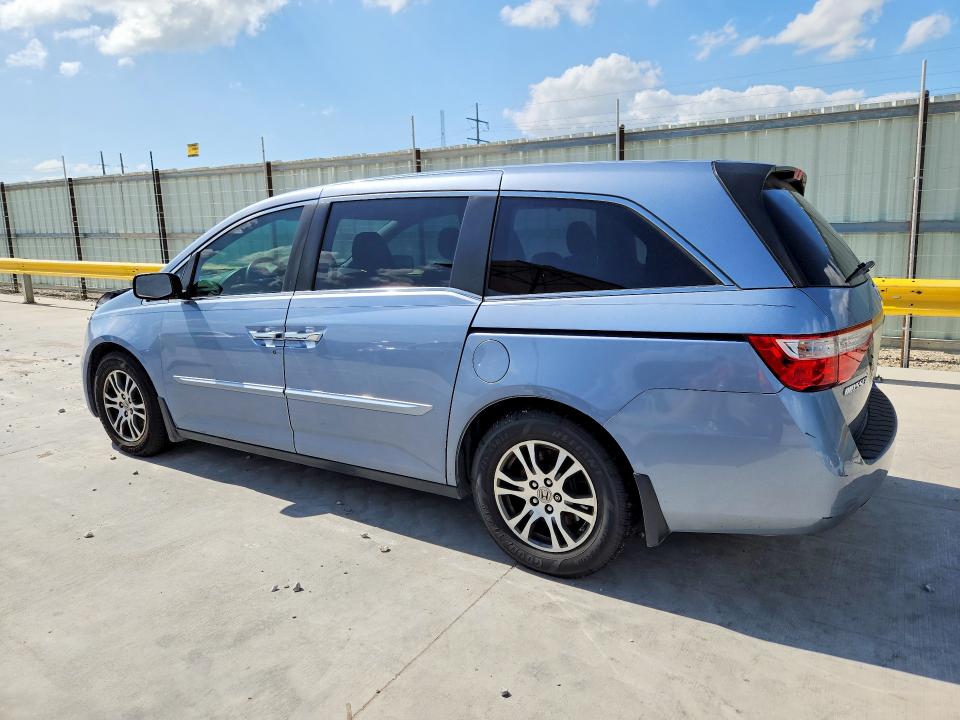 2013 Honda Odyssey VIN 5FNRL5H46DB021588 COPART salvage auction — FRONT END, Tx - Salvage Vehicle Title, sold $4,200 on 2026-07-28 (photo 2)