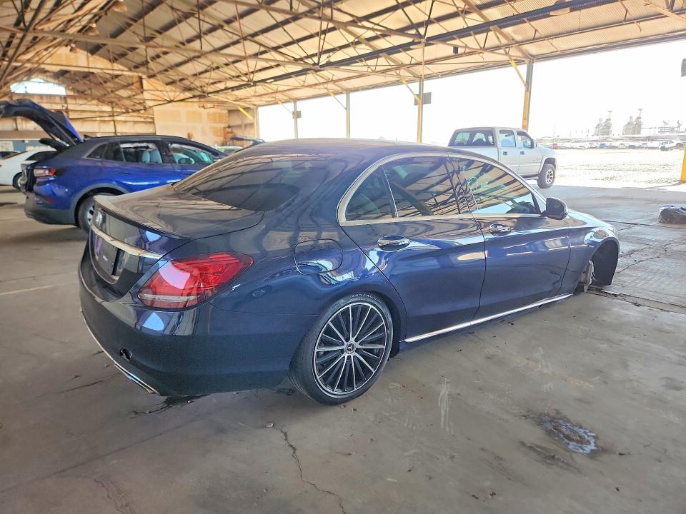 2019 Mercedes-benz C-klasse VIN WDDWF8DB9KR482992 COPART salvage auction — FRONT END, Az - Cert Of Title - Salvage, sold $8,400 on 2026-07-27 (photo 3)