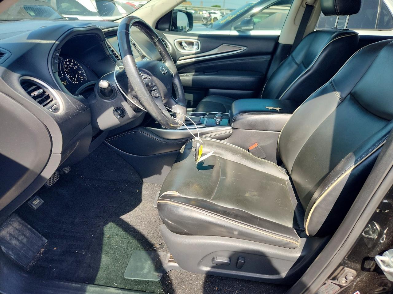 2019 Infiniti QX60 VIN 5N1DL0MN0KC503104 COPART salvage auction — Front End, TX - SALVAGE VEHICLE TITLE, sold $3,400 on 2026-07-09 (photo 7)