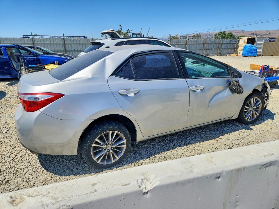 2014 Toyota Corolla VIN 5YFBURHE8EP075236 COPART salvage auction — ROLLOVER, CA - SALVAGE CERTIFICATE, sold $1,100 on 2026-07-14 (photo 3)