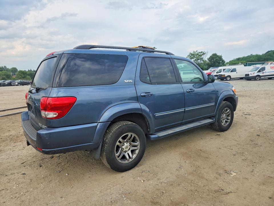 2007 Toyota Sequoia VIN 5TDBT44A17S282344 COPART salvage auction — MINOR DENT/SCRATCHES, Md - Certificate Of Title, sold $1,350 on 2026-07-30 (photo 3)