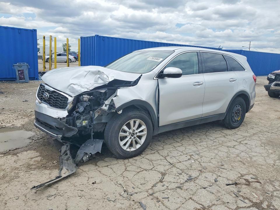 2020 Kia Sorento VIN 5XYPG4A36LG656793 COPART salvage auction — FRONT END, IN - CERT OF TITLE-SALVAGE TITLE, sold $2,200 on 2026-07-28 (photo 1)