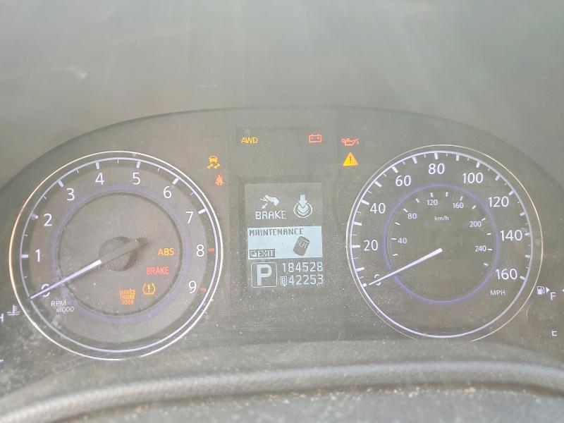 2012 Infiniti G VIN JN1CV6AR0CM675796 COPART salvage auction — MECHANICAL, Nj - Certificate Of Title, sold $425 on 2026-07-20 (photo 9)
