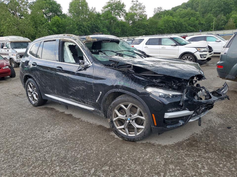 2020 BMW X3 VIN 5UXTY5C03L9B97164 COPART salvage auction — ROLLOVER, Pa - Certificate Of Salvage, sold $2,050 on 2026-07-09 (photo 4)