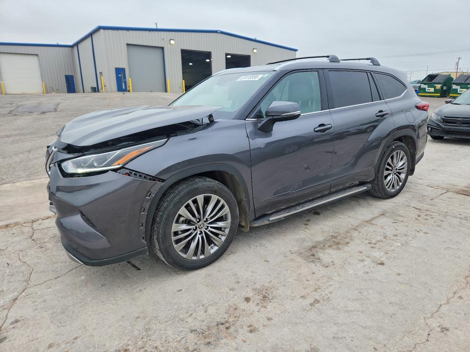 2021 Toyota VIN 5TDFZRBH8MS150741 COPART salvage auction — FRONT END, OK - CERT OF TITLE-SALVAGE, sold $17,700 on 2026-07-28 (photo 1)