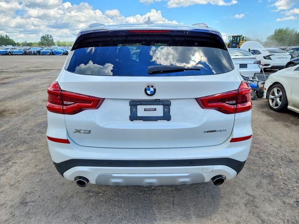 2019 BMW X3 VIN 5UXTR9C59KLP97752 COPART salvage auction — WATER/FLOOD, On - Permit No Brand - Unfit, sold $16,050 on 2026-07-07 (photo 6)