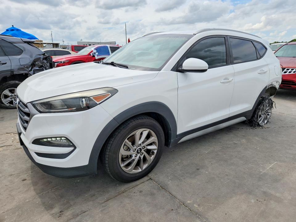 2018 Hyundai Tucson VIN KM8J33A48JU657214 COPART salvage auction — REAR END, Tx - Salvage Vehicle Title, sold $3,950 on 2026-07-13 (photo 1)