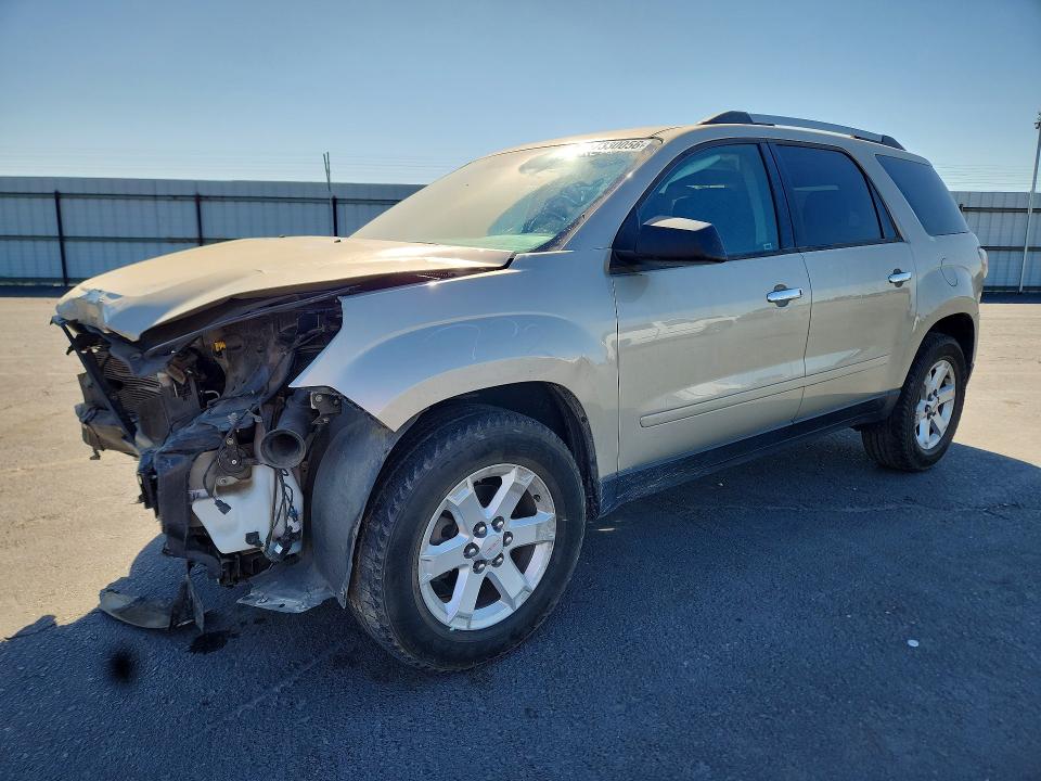 2015 Gmc VIN 1GKKRNED8FJ359854 COPART salvage auction — FRONT END, Ca - Salvage Certificate, sold $700 on 2026-07-09 (photo 1)