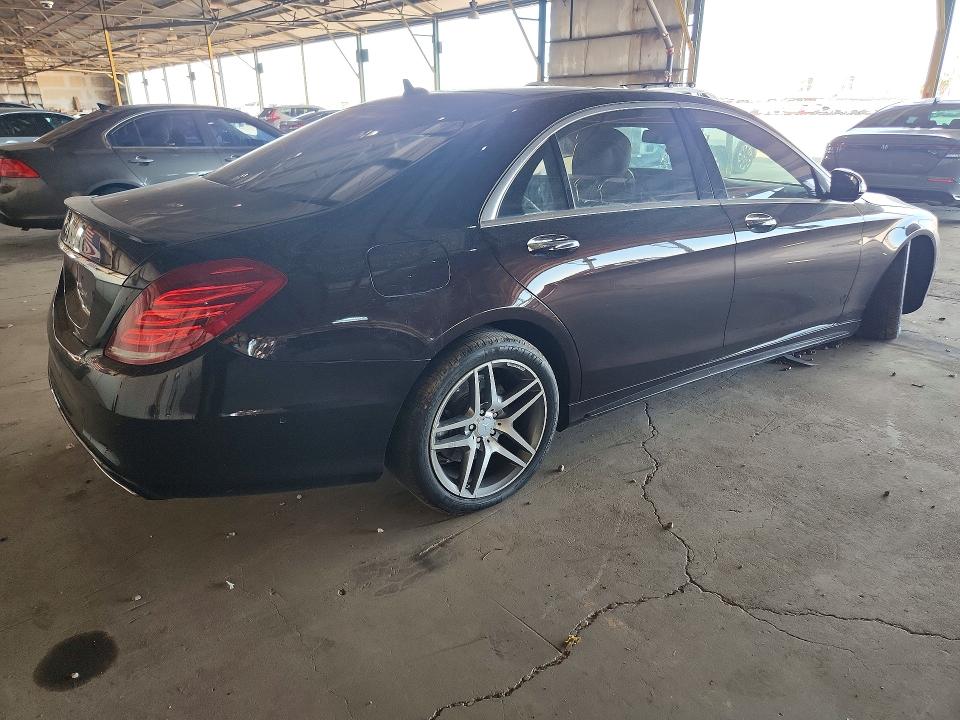 2014 Mercedes-benz S class VIN WDDUG8CB0EA043947 COPART salvage auction — FRONT END, Az - Certificate Of Title, sold $2,050 on 2026-07-29 (photo 3)