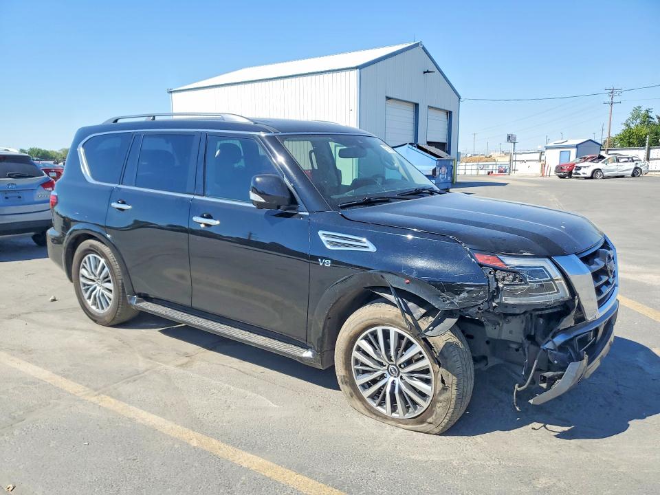 2021 Nissan Armada VIN JN8AY2BB1M9794911 COPART salvage auction — SIDE, Id - Salvage Certificate Of Title, sold $16,100 on 2026-07-30 (photo 4)