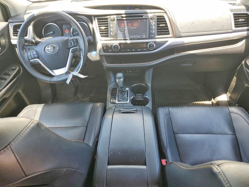 2019 Toyota Highlander hybrid VIN 5TDJGRFH1KS078563 COPART salvage auction — REAR END, CA - SALVAGE CERTIFICATE, sold $8,300 on 2026-07-16 (photo 8)