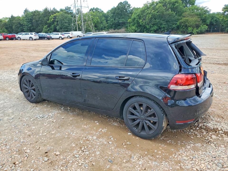 2013 Volkswagen Golf VIN WVWDM7AJ6DW124427 COPART salvage auction — REAR END, Nc - Salvage Certificate Of Title, sold $875 on 2026-07-27 (photo 2)