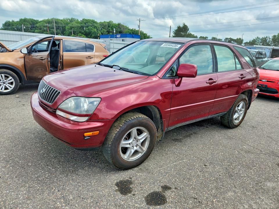 1999 Lexus Rx 300 VIN JT6GF10U9X0043811 COPART salvage auction — UNDERCARRIAGE, Mn - Cert Of Title-Prior Salvage, sold $575 on 2026-07-28 (photo 1)