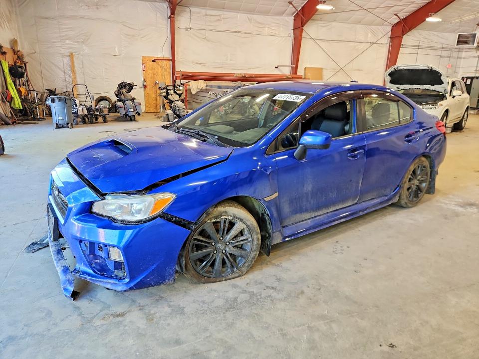 2015 Subaru Wrx VIN JF1VA1A68F9820428 COPART salvage auction — FRONT END, Vt - Cert Of Title-Salvage Vehicle, sold $525 on 2026-07-20 (photo 1)