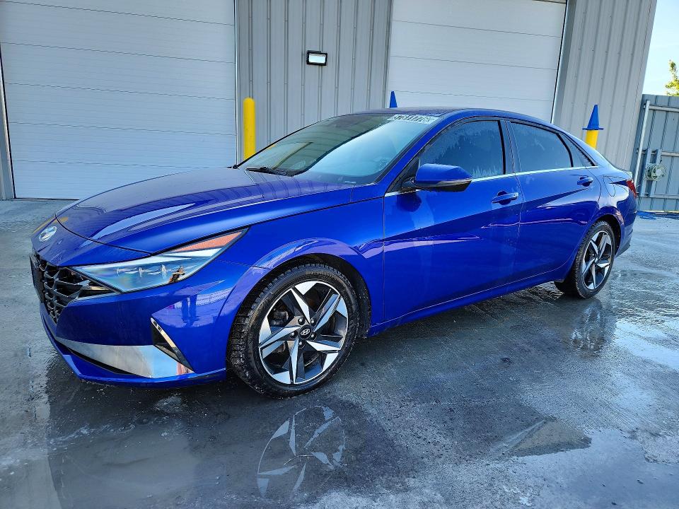 2022 Hyundai Elantra VIN KMHLN4AGXNU332427 — COPART salvage auction photo