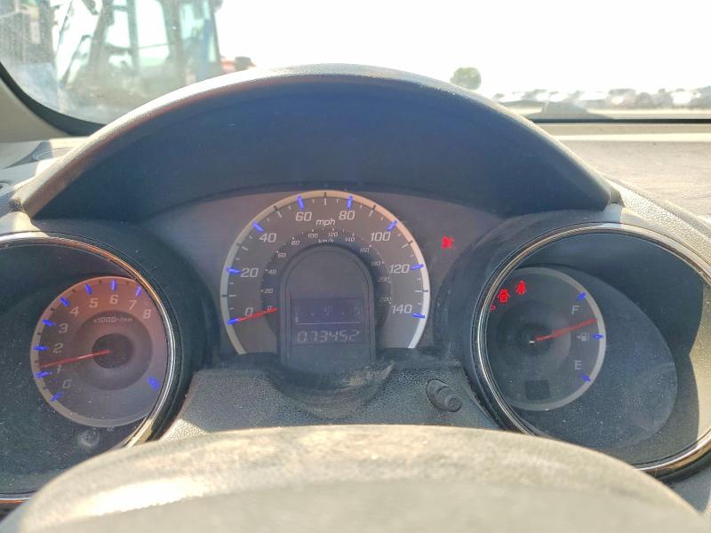 2013 Honda Fit VIN JHMGE8H52DC033745 COPART salvage auction — REAR END, Ca - Salvage Certificate, sold $650 on 2026-07-13 (photo 9)