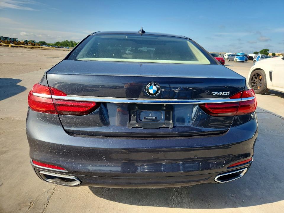 2016 BMW 7er VIN WBA7E2C59GG547575 COPART salvage auction — HAIL, La - Certificate Of Title (P), sold $8,400 on 2026-07-04 (photo 6)