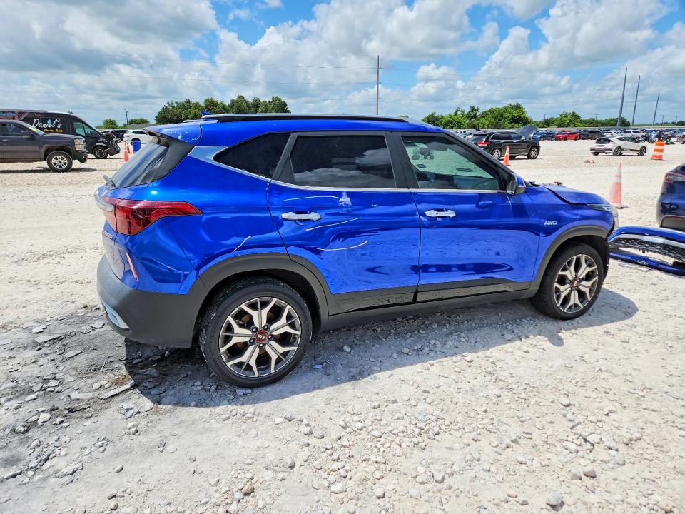 2021 Kia VIN KNDETCA28M7090249 COPART salvage auction — FRONT END, TX - SALVAGE VEHICLE TITLE (P), sold $225 on 2026-07-23 (photo 3)