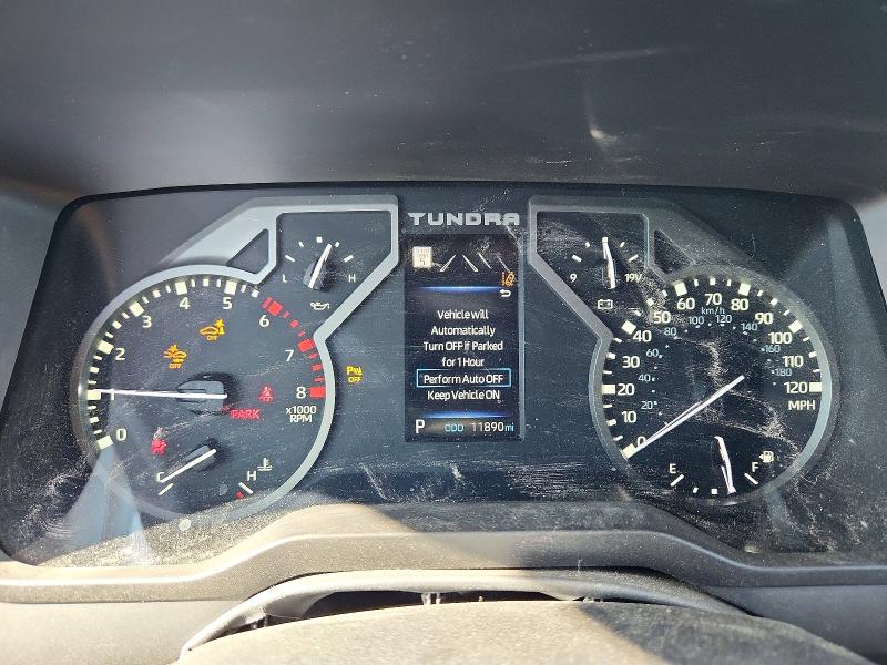 2024 Toyota Tundra VIN 5TFLA5DB2RX204712 COPART salvage auction — FRONT END, Ca - Salvage Certificate, sold $25,000 on 2026-07-15 (photo 9)