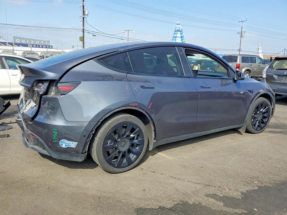 2021 Tesla VIN 5YJYGDEE6MF094550 COPART salvage auction — REAR END, Ca - Salvage Certificate, sold $11,100 on 2026-07-20 (photo 3)