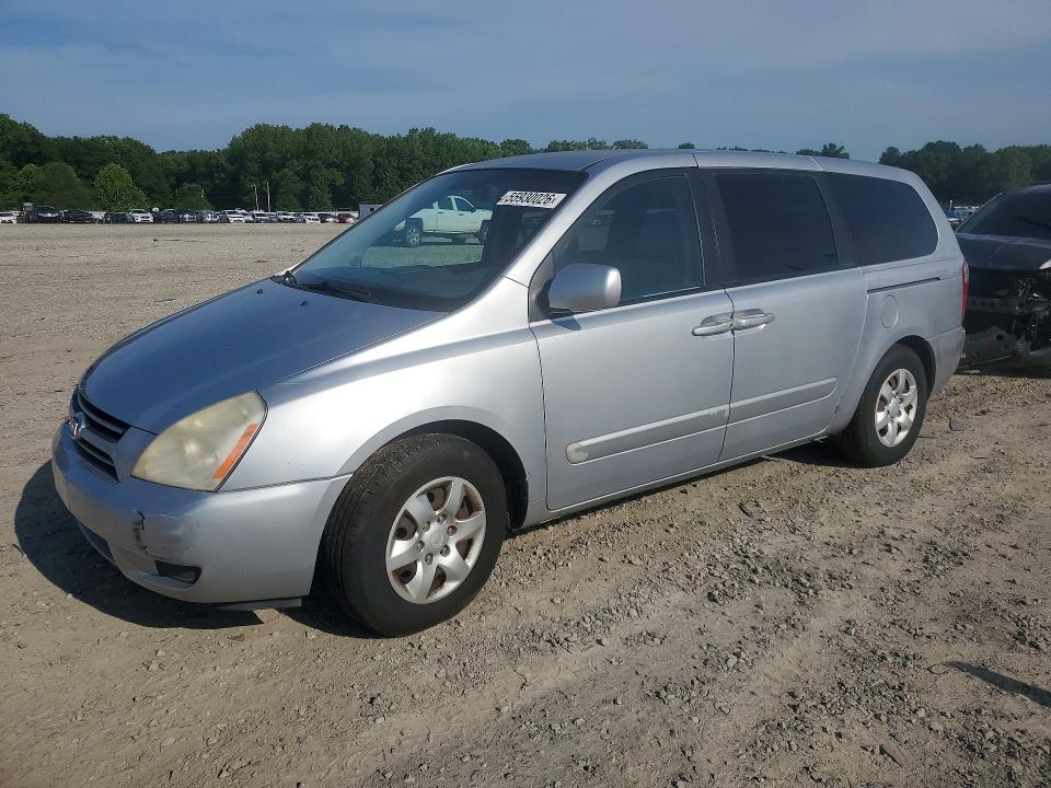 2006 Kia SEDONA VIN KNDMB233966032366 COPART salvage auction — MINOR DENT/SCRATCHES, Ar - Certificate Of Title, sold $500 on 2026-07-06 (photo 1)