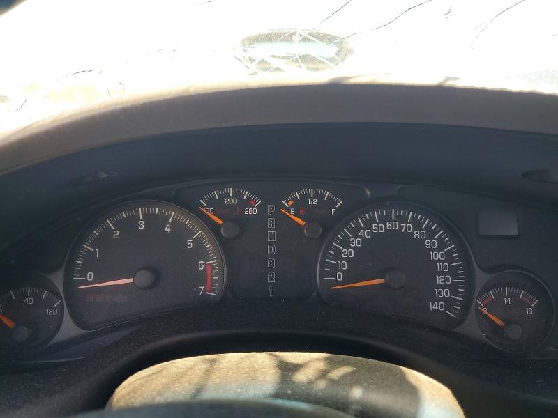 2003 Pontiac Bonneville VIN 1G2HY52K434203806 COPART salvage auction — Burn Engine, In - Cert Of Title-Salvage Title, sold $125 on 2026-07-17 (photo 9)