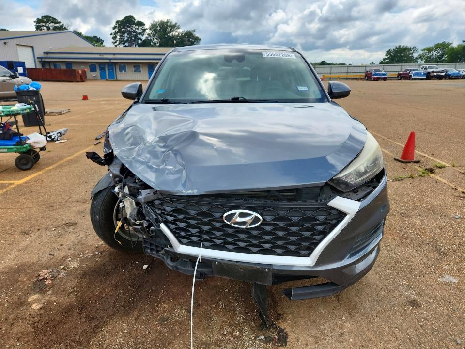 2019 Hyundai Tucson VIN KM8J2CA40KU927377 COPART salvage auction — FRONT END, Tx - Salvage Vehicle Title, sold $2,250 on 2026-07-06 (photo 5)