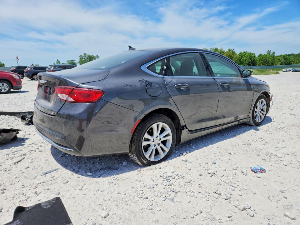 2017 Chrysler 200 VIN 1C3CCCAB0HN507649 COPART salvage auction — FRONT END, Mi - Certificate Of Title, sold $900 on 2026-07-02 (photo 3)