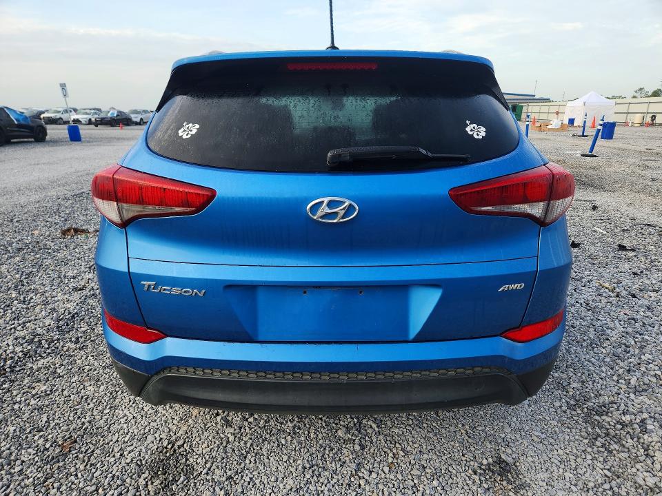 2017 Hyundai Tucson VIN KM8J3CA46HU274821 COPART salvage auction — NORMAL WEAR, La - Certificate Of Title, sold $2,300 on 2026-07-27 (photo 6)