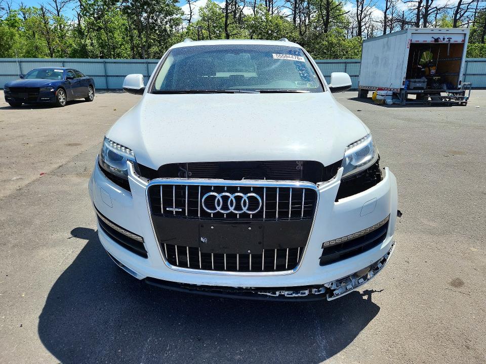 2015 Audi Q7 VIN WA1LGAFE9FD014671 COPART salvage auction — FRONT END, Ny - Mv-907A Salvage Certificate, sold $2,500 on 2026-07-06 (photo 5)