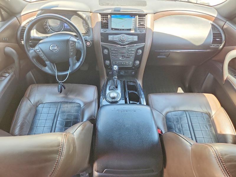 2018 Nissan Armada VIN JN8AY2NE6J9734561 COPART salvage auction — REAR END, Co - Salvage Title, sold $7,400 on 2026-07-06 (photo 8)