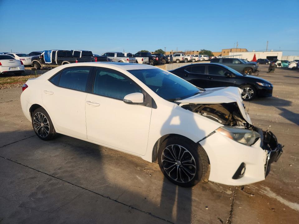 2015 Toyota VIN 5YFBURHE6FP192198 COPART salvage auction — FRONT END, Tx - Salvage Vehicle Title, sold $2,950 on 2026-07-13 (photo 4)
