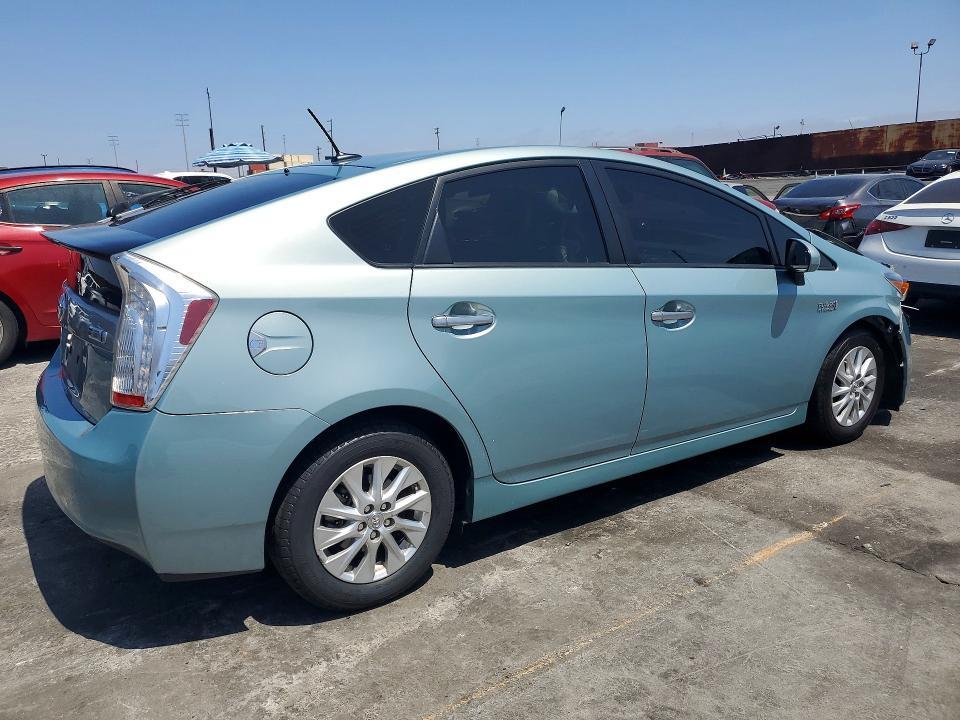 2014 Toyota Prius VIN JTDKN3DP5E3050529 COPART salvage auction — FRONT END, Ca - Salvage Certificate, sold $3,950 on 2026-07-08 (photo 3)
